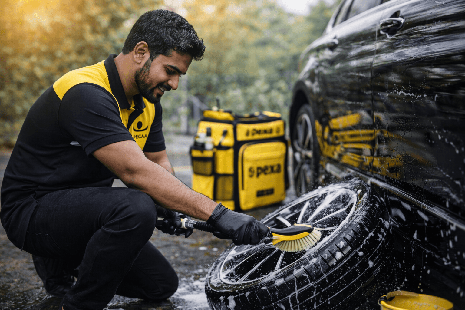 Car washing service